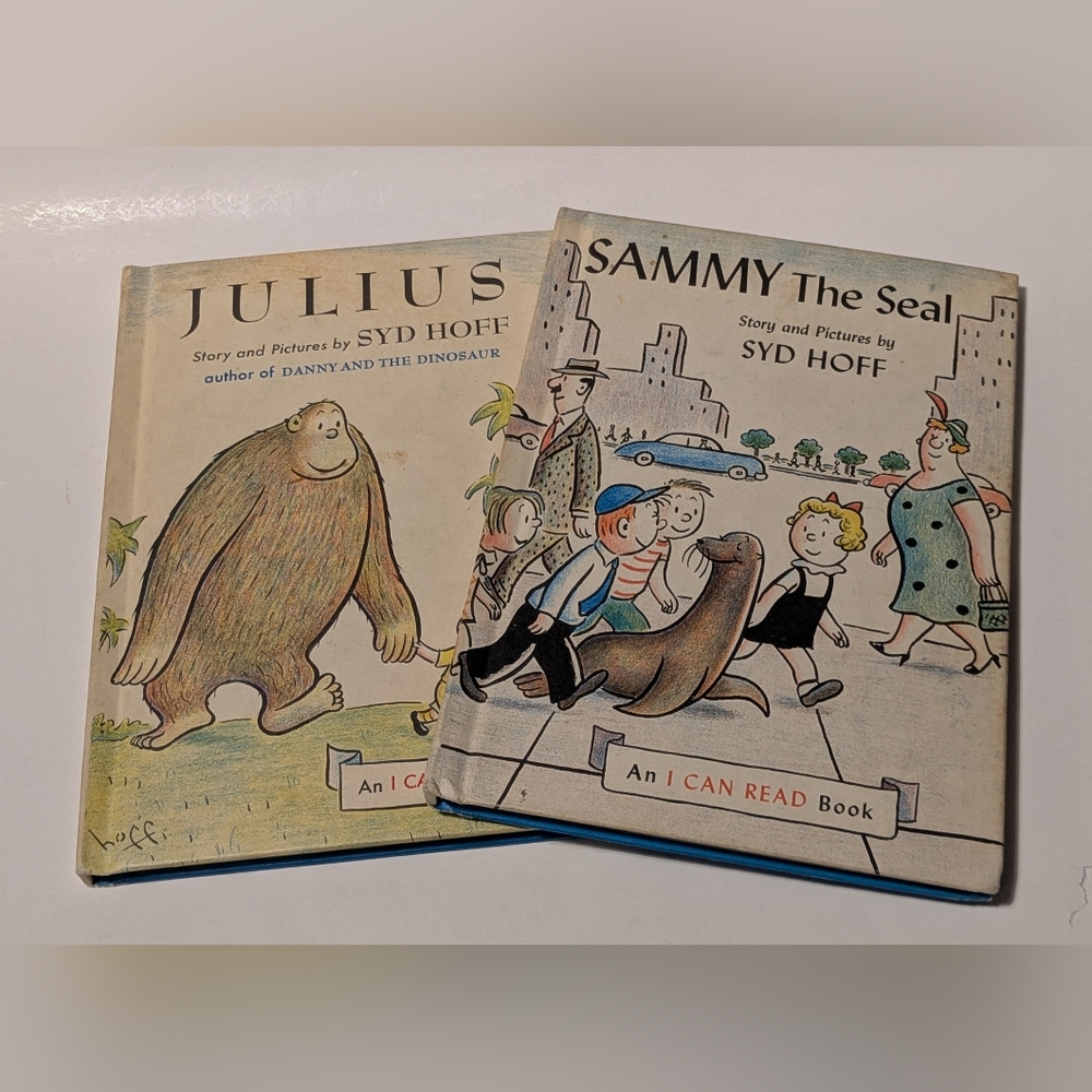 Vintage Syd Hoff Book Set - Julius (1959), Sammy the Seal (1959)
